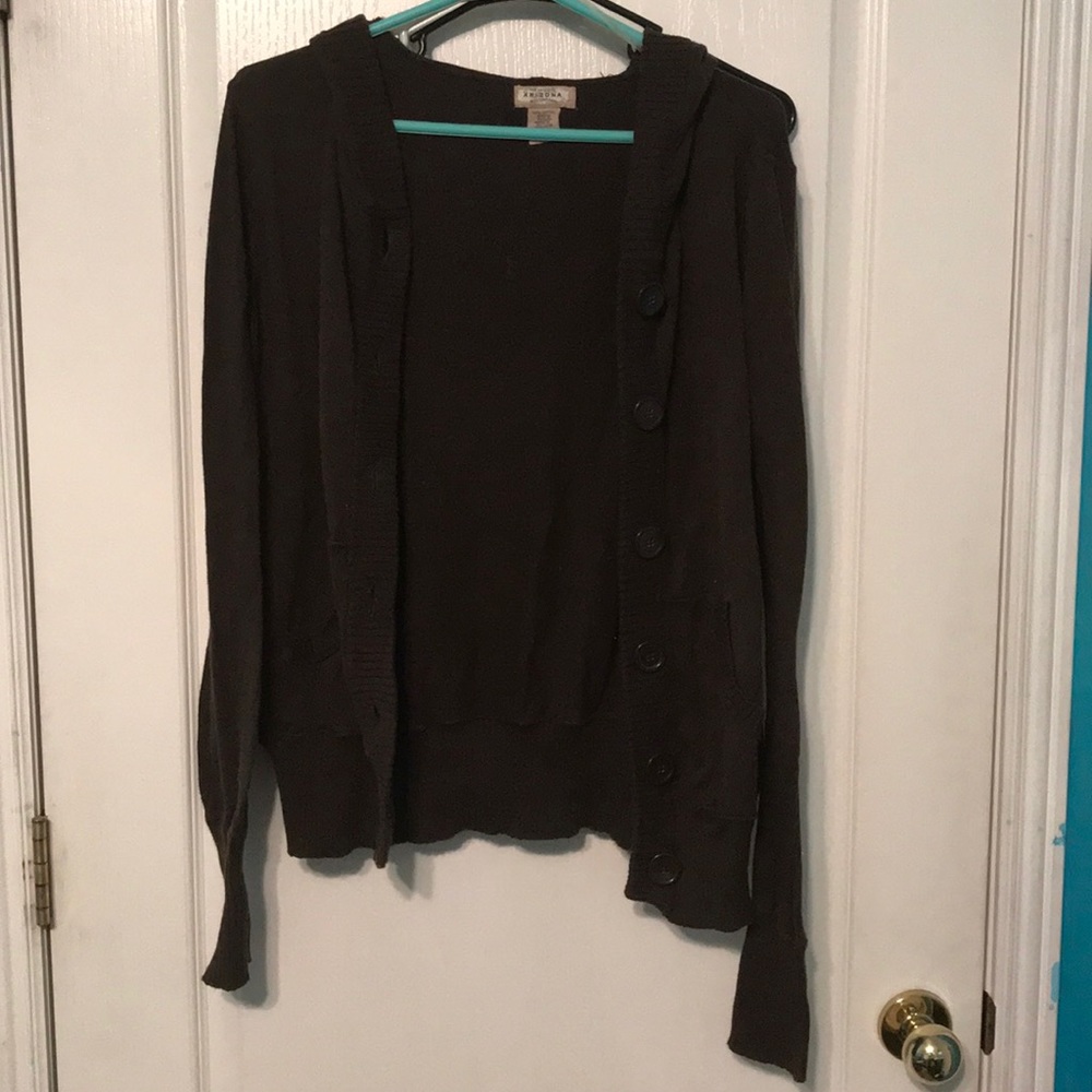 Brown cardigan